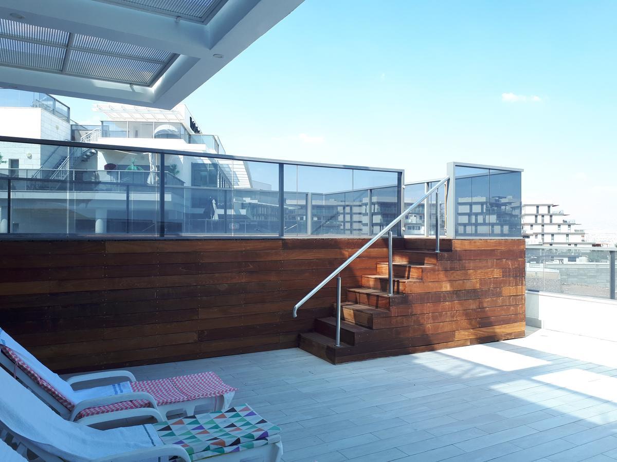 Stunning Penthouse With Sea Views And Private Heated Pool Apartment เอลัต ภายนอก รูปภาพ