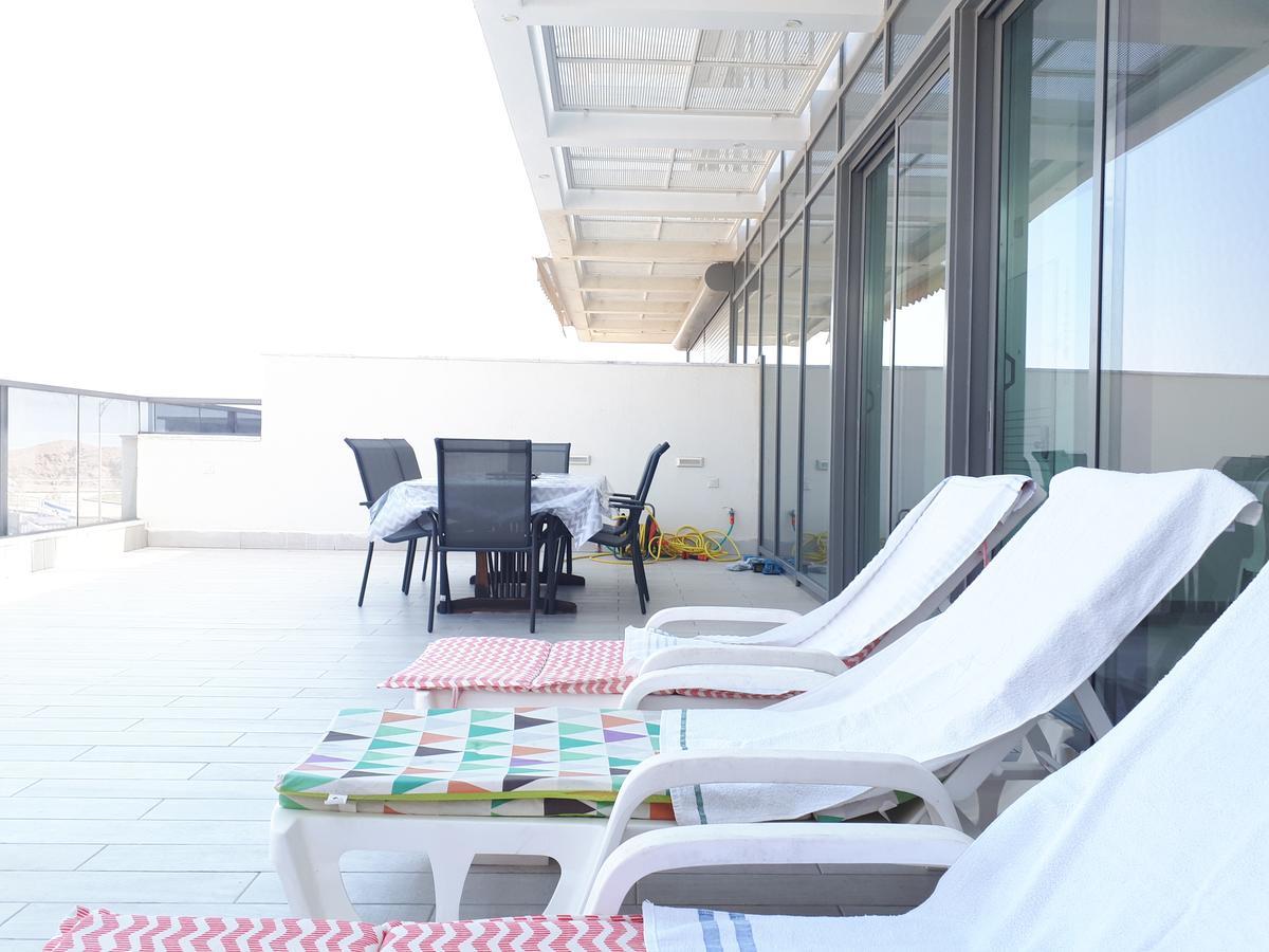 Stunning Penthouse With Sea Views And Private Heated Pool Apartment เอลัต ภายนอก รูปภาพ
